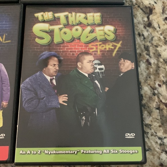 The Three Stooges 4 pack DVD set. See photos for details. Bundle with other - Picture 10 of 13